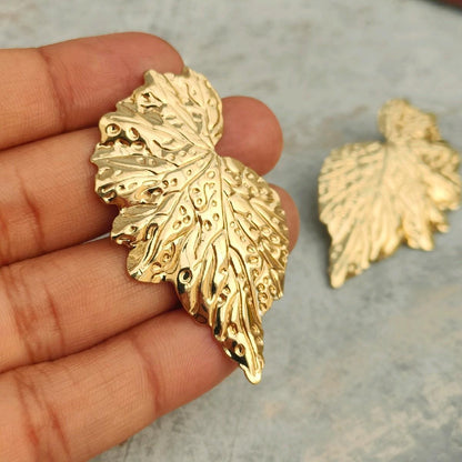 Gold Plated Statement Earrings