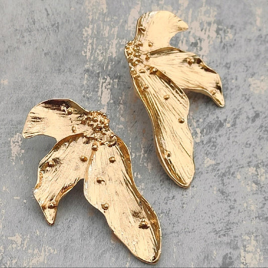 18K Gold Plated Statement Earrings