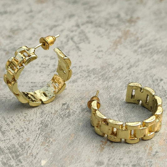 18K Everyday Gold Hoop Earrings