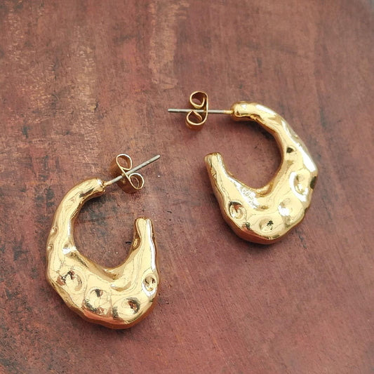 Gold Plated Hoop Earrings